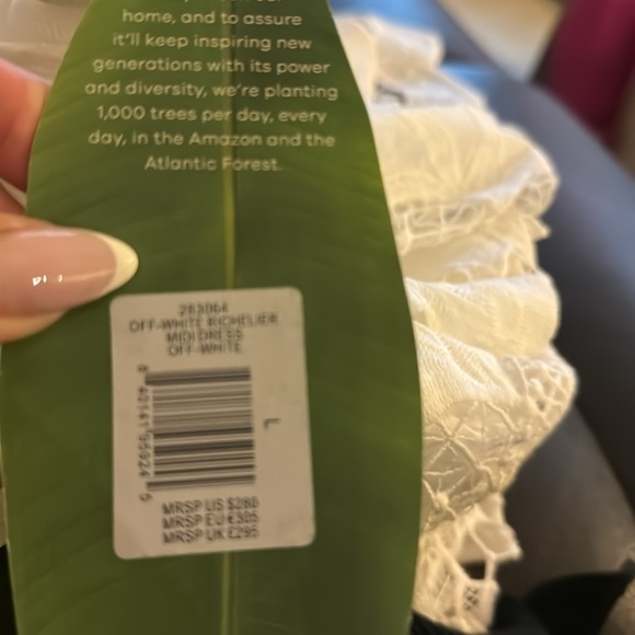 Farm Rio Off-White Richelier NWT - Picture 5 of 6